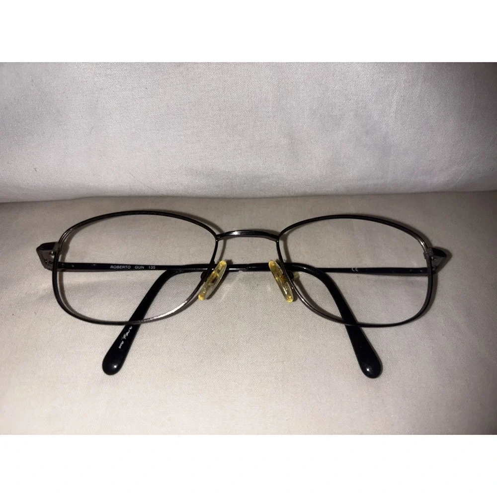Kidco BUDDY GUNMETAL 52-19-135 Metal Full Rim Eyeglasses Frame Roberto Gun Style